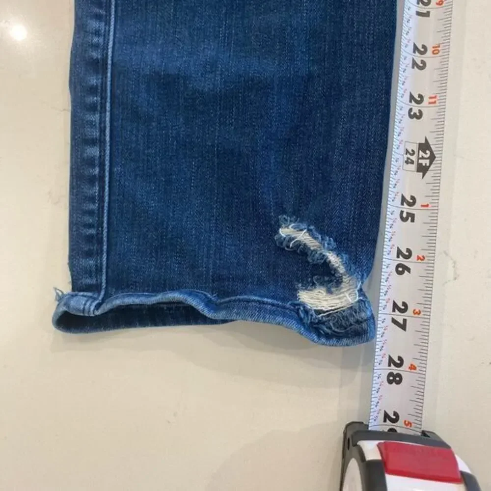 FRAME Le Sylvie Crop Jeans in‎ Edgewater Chew Size 29